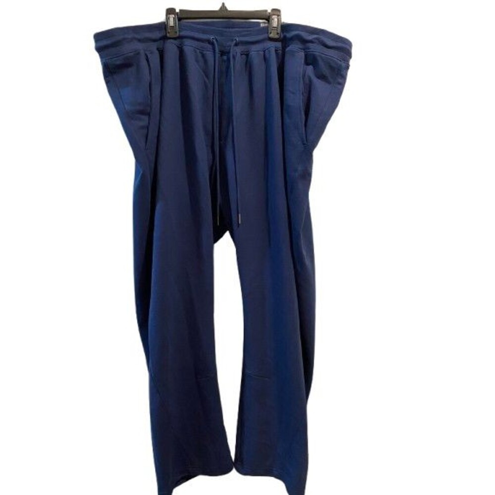 Men's 3XL Pants French Terry Barrell Leg Xersion Navy w/ Pockets Sweat Pants NWT